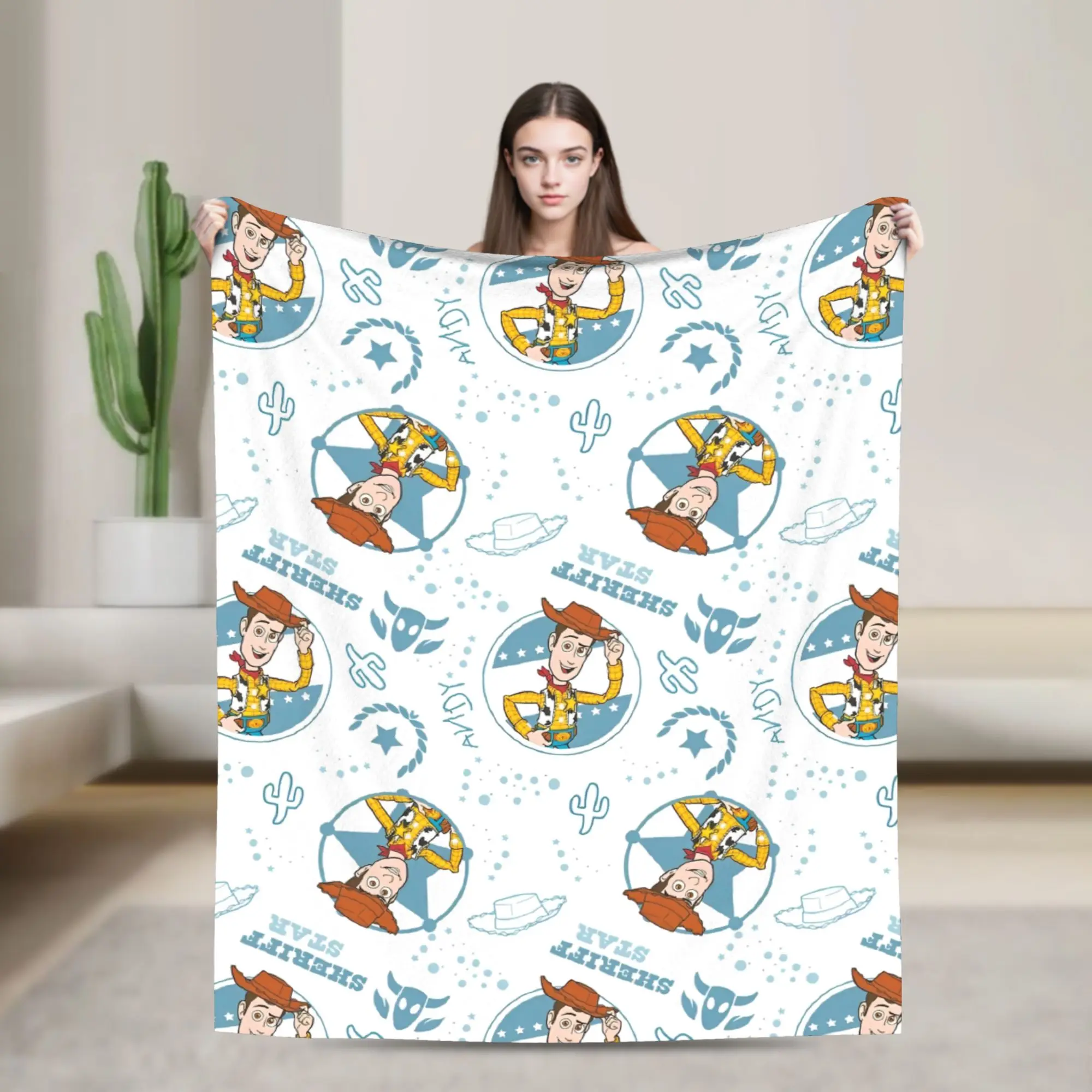 

Toy Story Cartoon Characters Blanket Super Soft Warm Throw Blankets for Couch 50x60 Inch Multiple Sizes Bedspreads