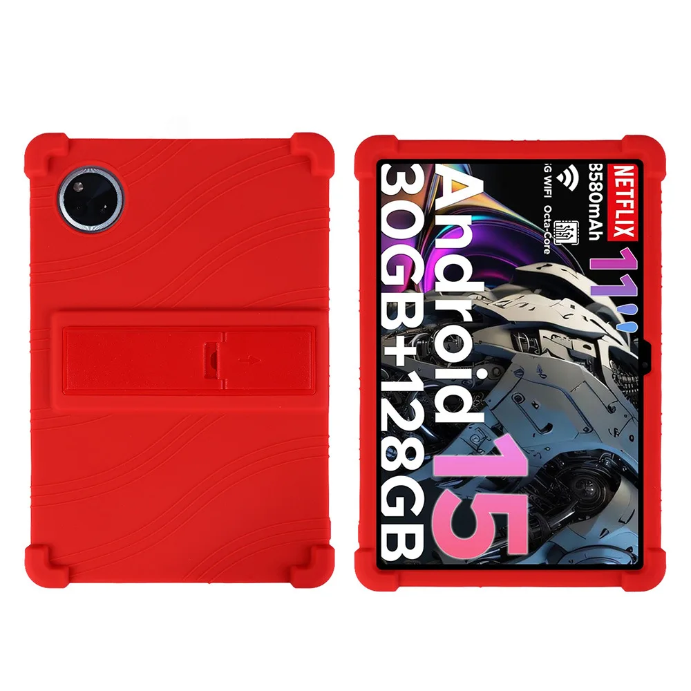

Funda Silicone Case For DOOGEE Tab A9 Plus 11 /A9 Pro+ 11 2025/DOOGEE Tab A9/A9 Pro 10.1" Tablet Android Cover Kickstand Holder
