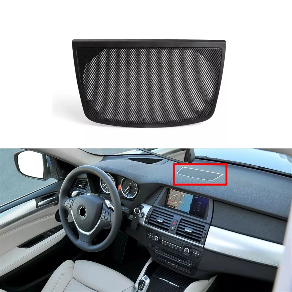 

New Black Center Dashboard Speaker Cover Grill for BMW X5 E70 X6 E71 51457161796 Automotive Interior Accessory