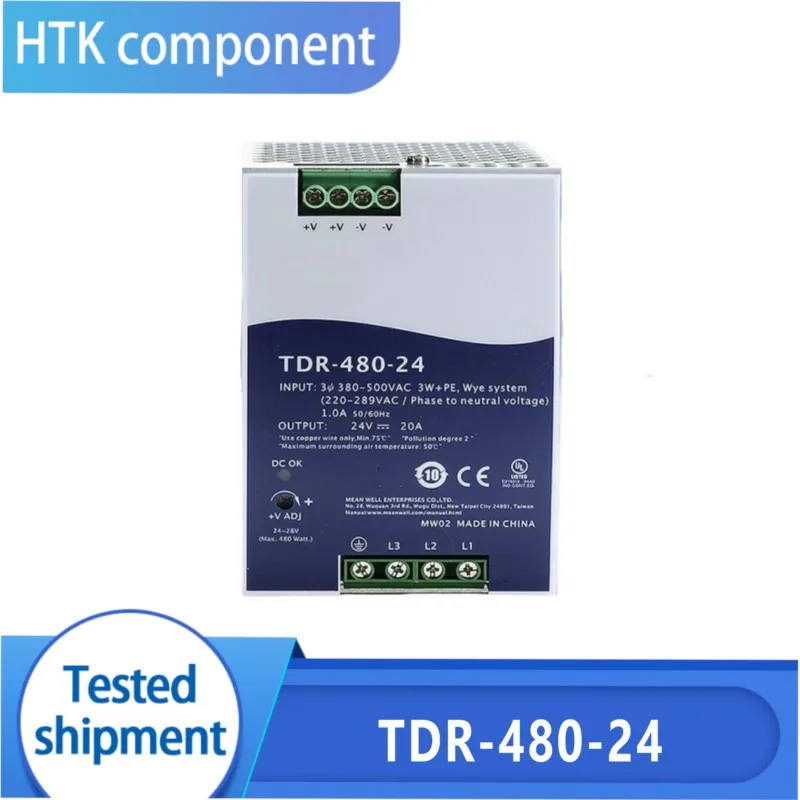 Original TDR-480-24 TDR-480-48 480W  power supply