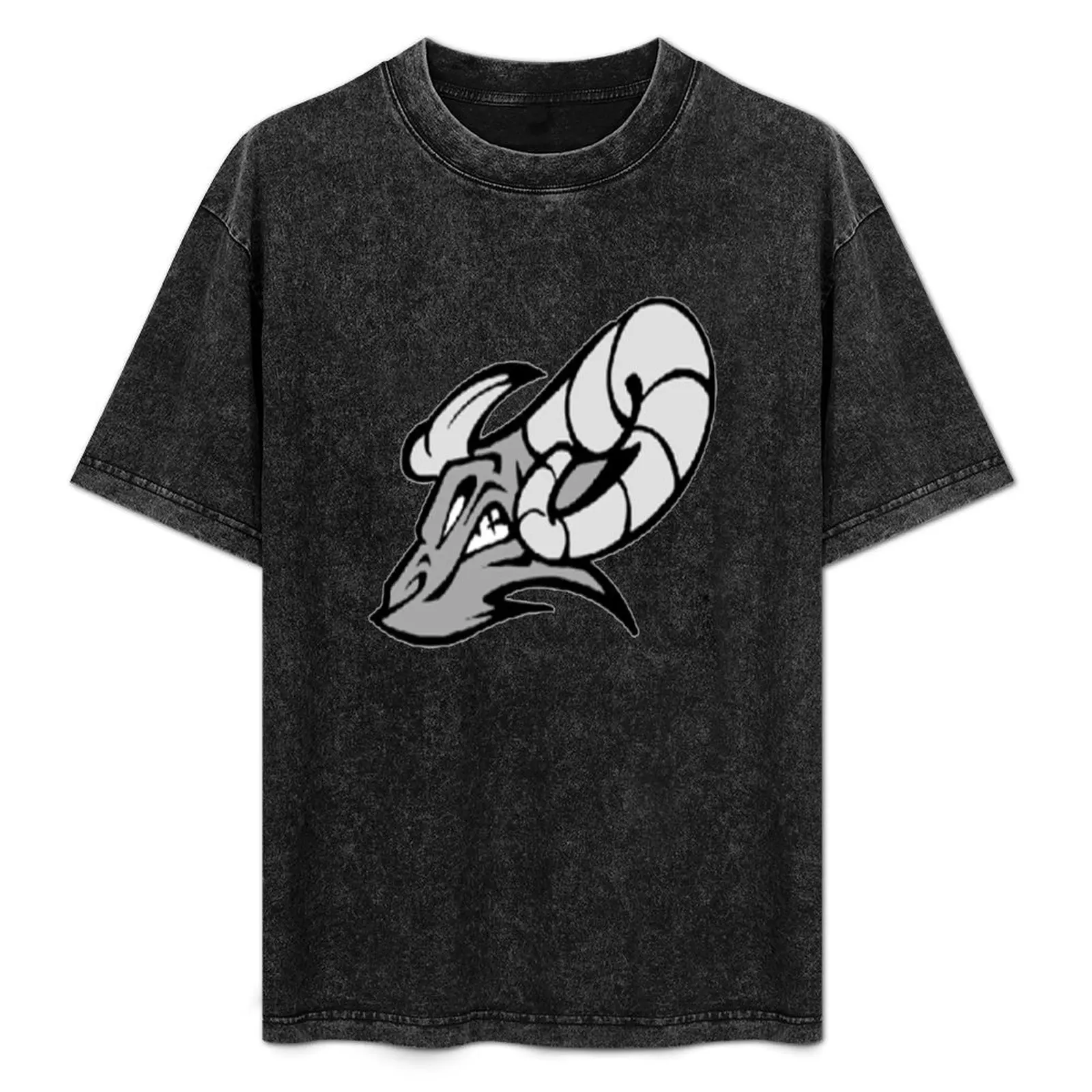 Helena Bighorns T-Shirt Basic Solid Color Short Sleeve T-Shirt