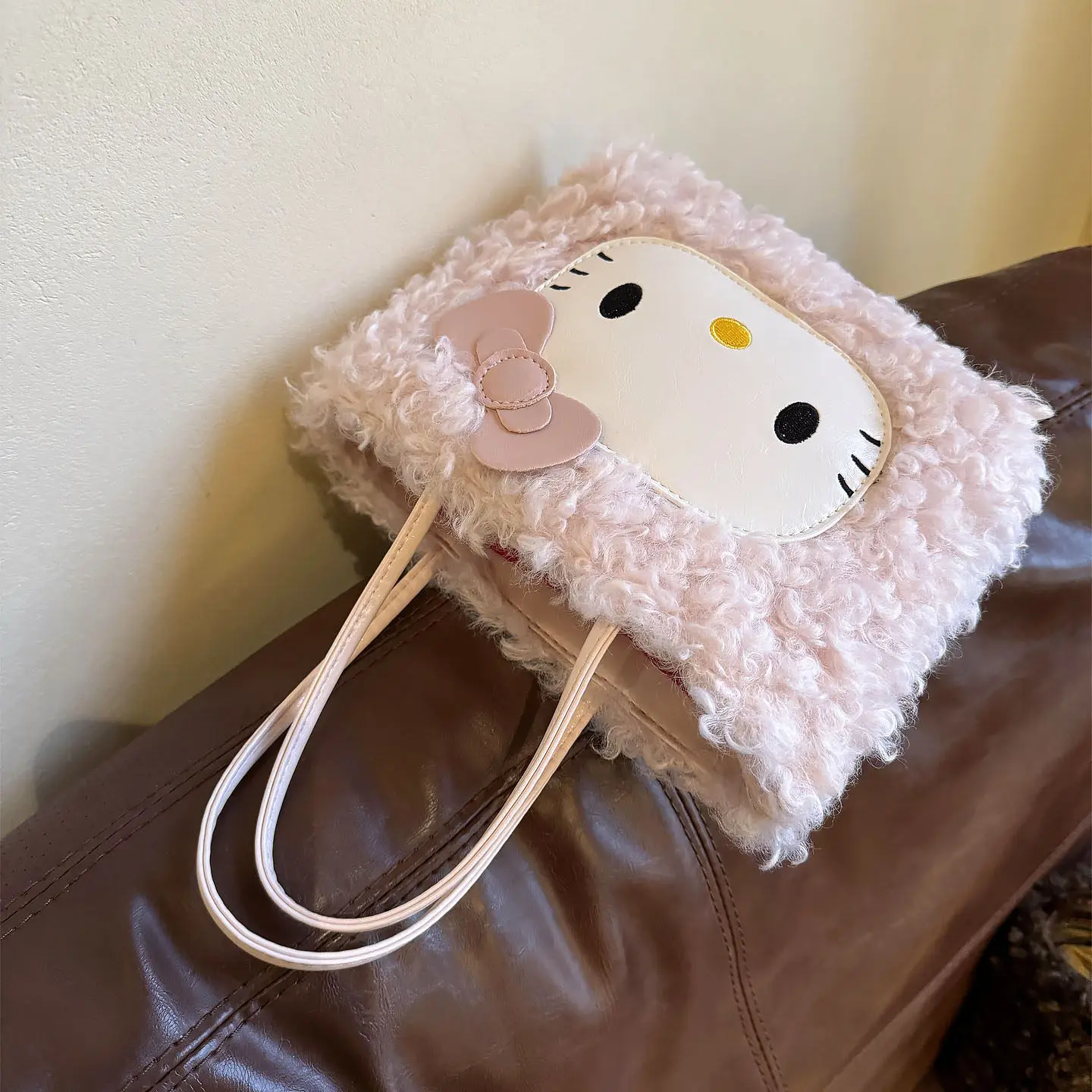 

Cute hello kitty shoulder bag women's large capacity 2026 new perfect for school work commuting crossbody for women and girls