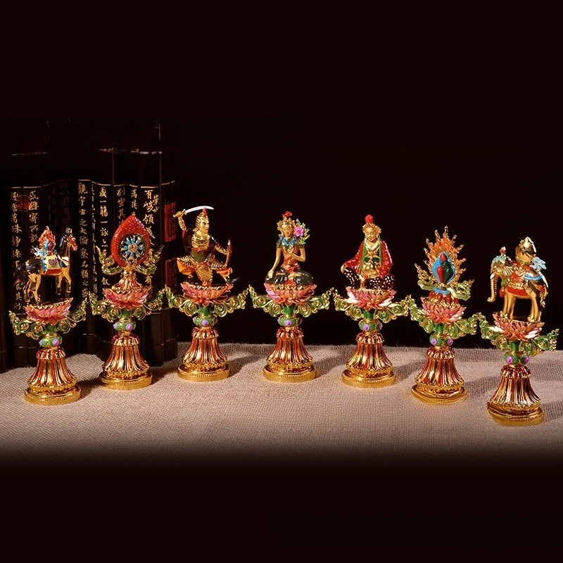Objets de Dharma, Fournitures de biographie tibétaine, Trésors politiques de Cailun, Objets bouddhistes, Ornements
