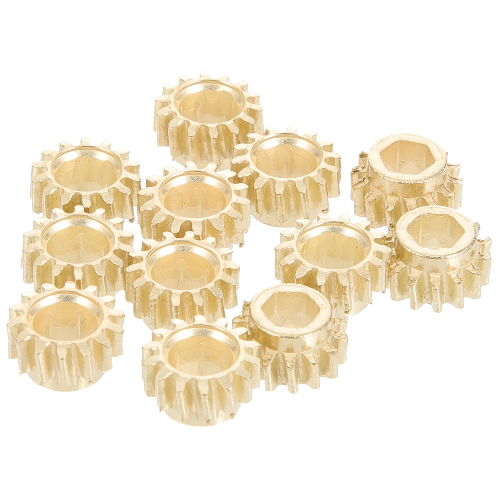 

12 Pcs Guitar Tuner Keys Hex Gear Bass Tuning Peg Button Gears Folk Caps Golden