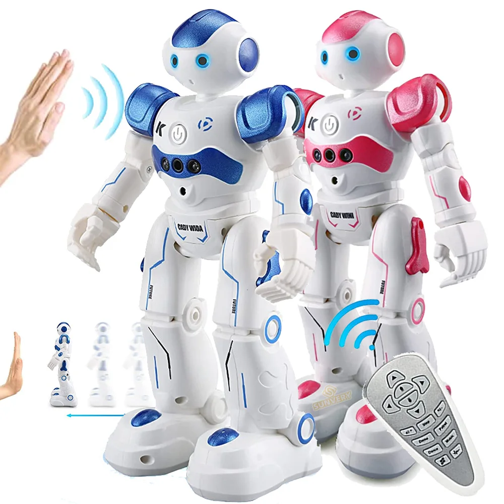 RC Robot Toy Kids Intelligence Gesture Sensing Remote Control Robots Program for Kids Aged 3 4 5 6 7 Boys Girls Birthday Gift