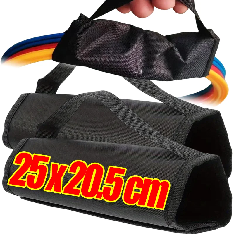 

Training Ring Carry Handle Oxford Football Agility Equipment Strap Portable Durable Black Handle for Outdoor Coaching Practice
