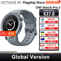 CMF by Nothing Watch Pro 2 Versión Global CALLS BLUETOOTH Pantalla AMOLED de 1,32 pulgadas 60 FPS 11 días de duración de la batería Monitores SpO2 GPS