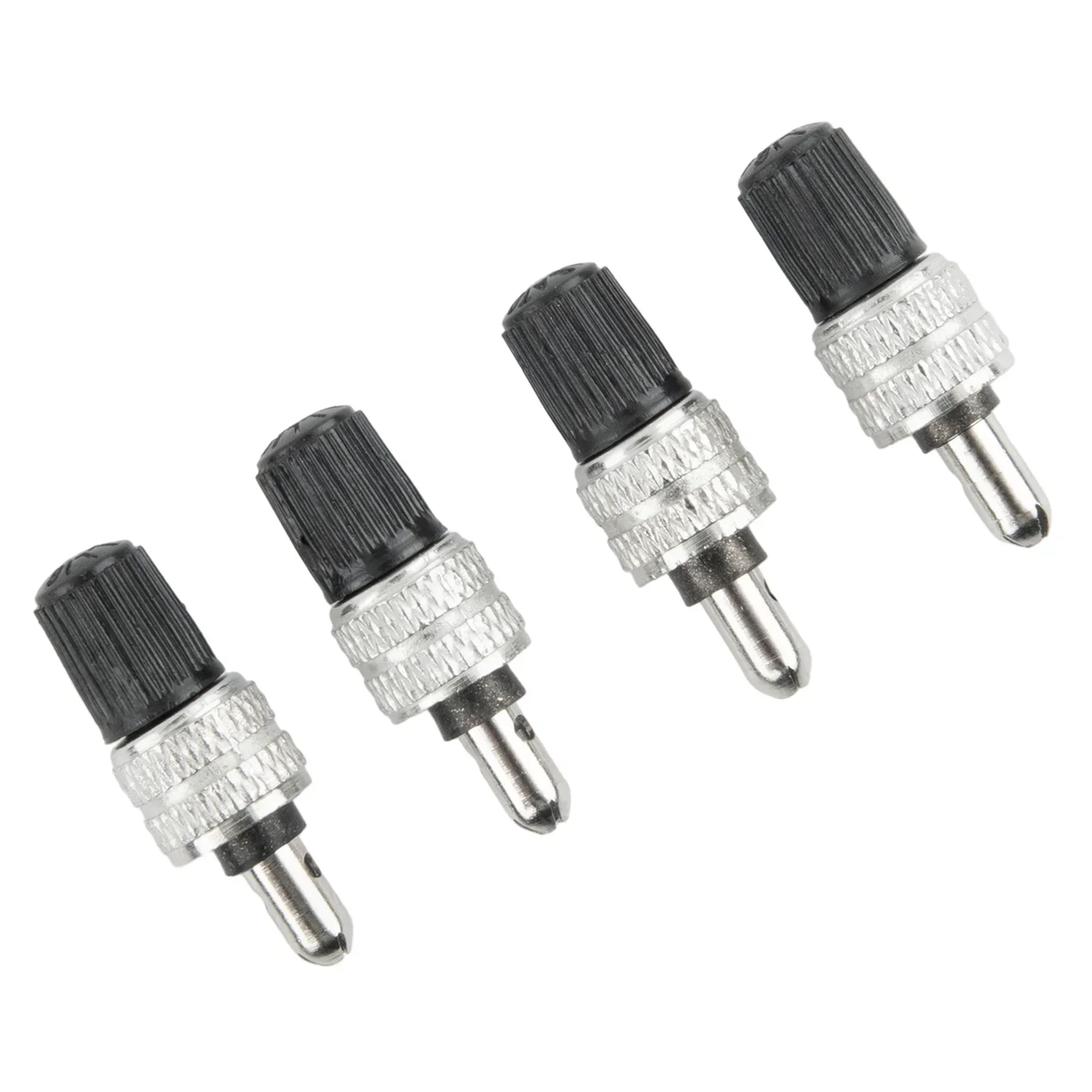 4pcs Bicycle Tube Valve MTB Road Bike Air Nozzle Cycling Replacement Dunlop Valve Germany Valve Adapter Bicycle Wheel Valve