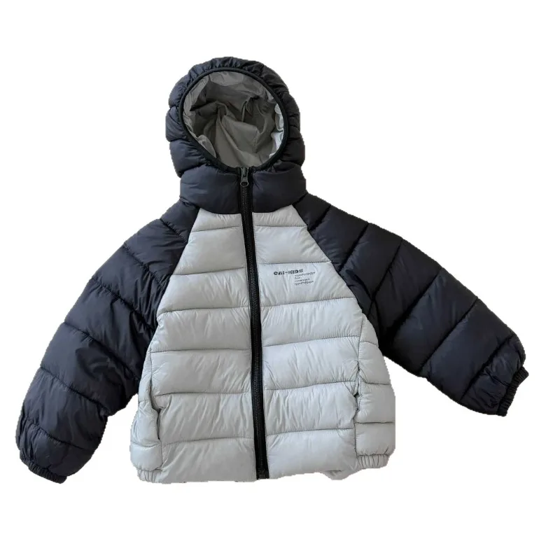 Kinder-Daunenjacke aus verdickter Baumwolle, wasserdicht, koreanische Version, kurzer Outdoor-Mantel für Jungen und Mädchen, bequemes „Bread“-Design – Detail 5