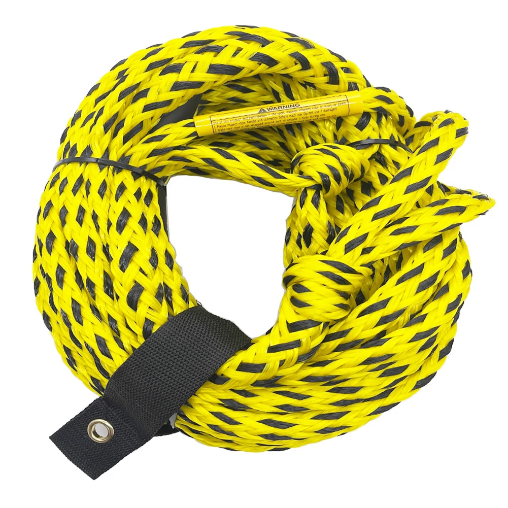 Watersports Tow Harness Boat Tow Harness 16-strand Hollow Braid Polypropylene Rope For Towing Towable Tube, Water Ski, Wakeboard