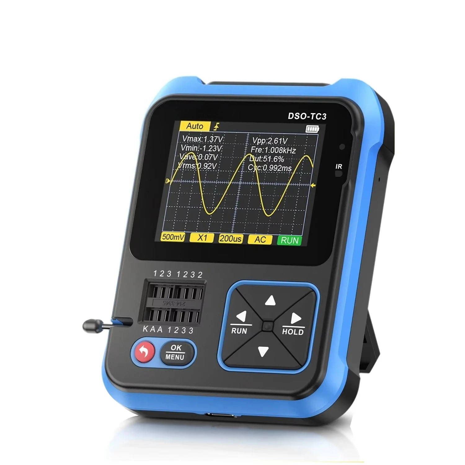 Digital Oscilloscope Transistor Portable Handheld Small Multimeter Diode Voltage