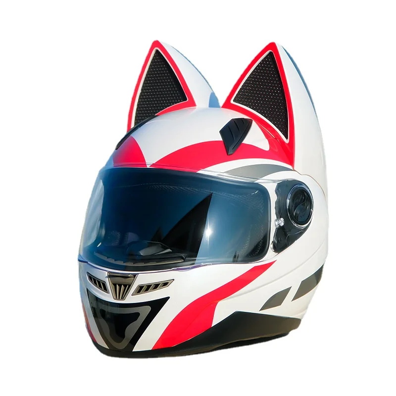 Wyj3c Certified Cat Ear Helmet Girl Couple