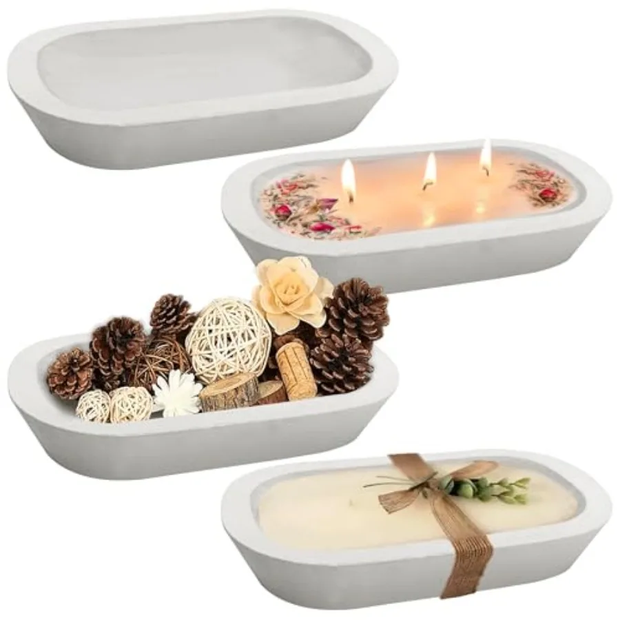 

Набор из 4 деревянных чаш для свечей: винтажные чаши из павловнии в деревенском стиле для декора и изготовления свечей