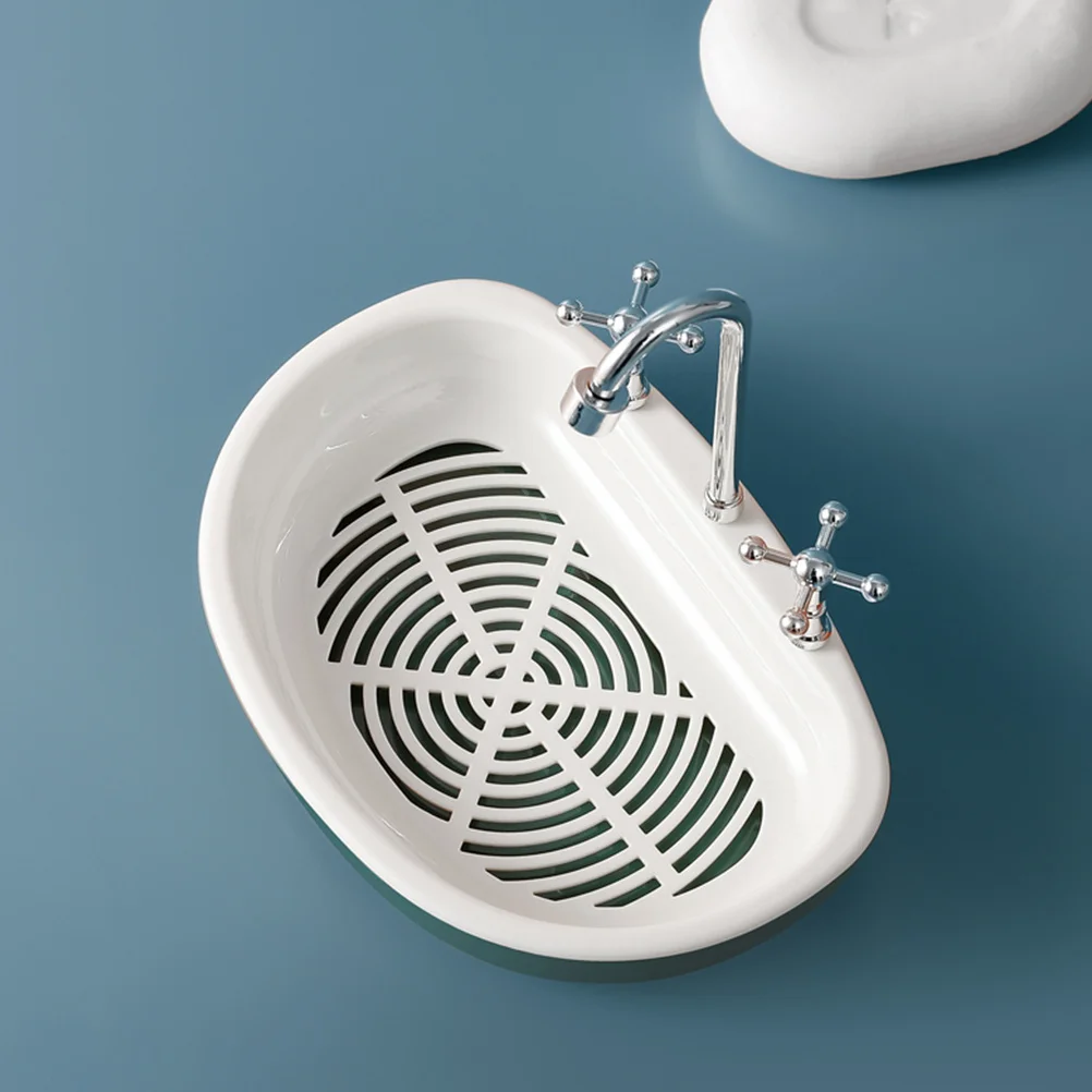 

1Pcs Soap Box Drainable Design Suction Cup Mount for Bathroom Kitchen Shower Sink Use ABS Soap Holder with Ventilated Base Green