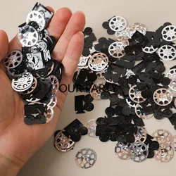 15g/bag Cinema Festival Theme Sequin Confetti Camera Film Table Scatter for Movie Night Birthday Party Decoration