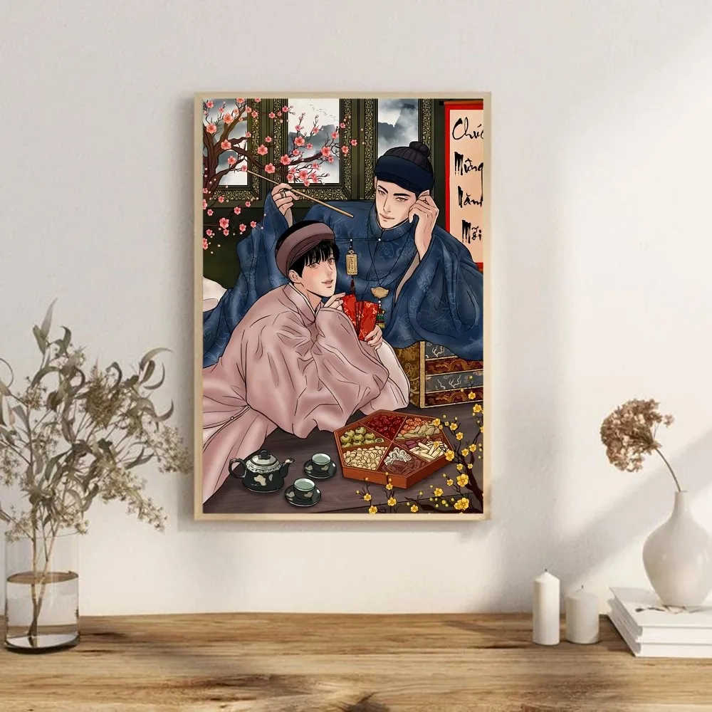 Comic P-Painter of the N-Night poster Vintage Sticky Vintage Room Home Bar Cafe Decor Kawaii Room Decor