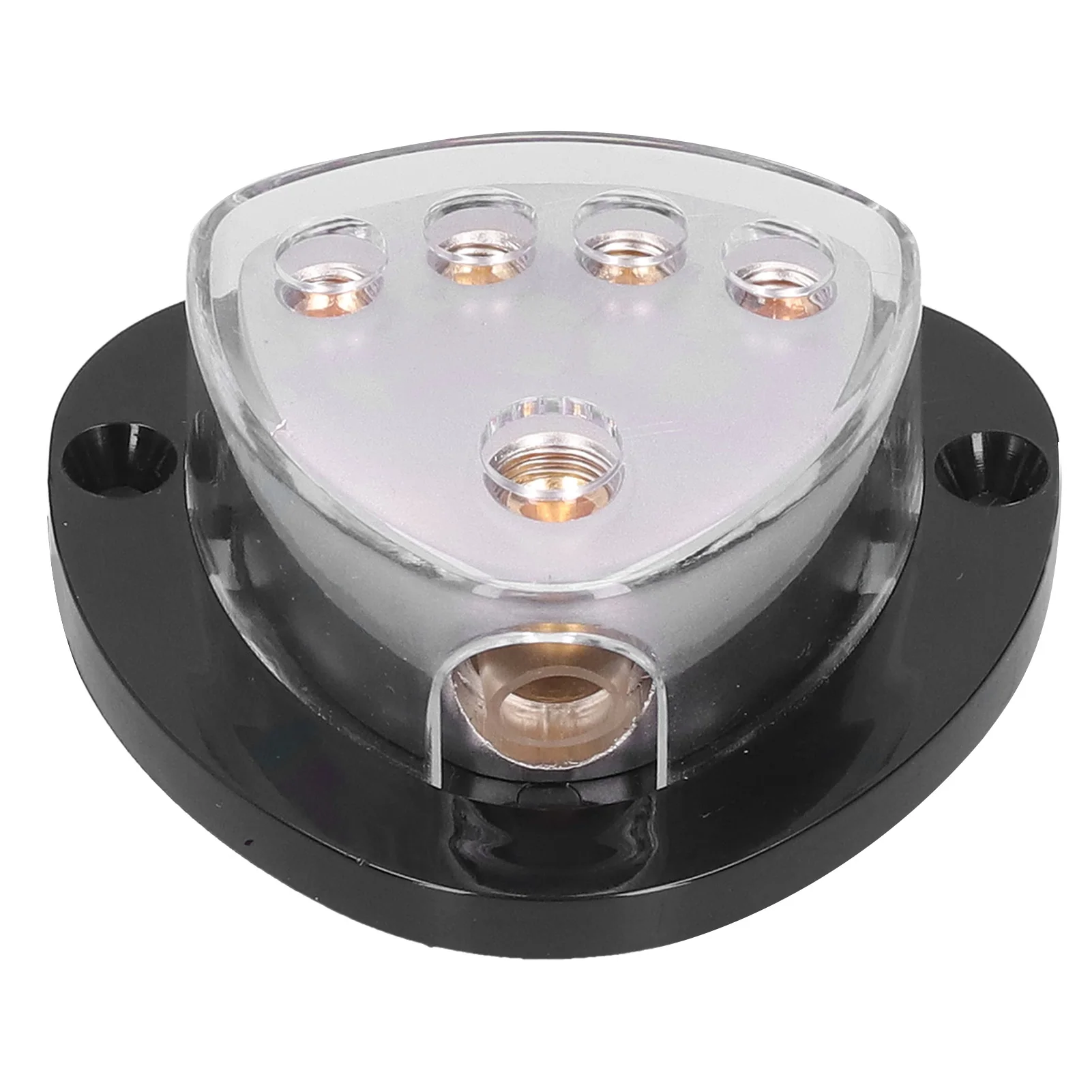 Power Distribution Block  0/4 AWG To 4/8 AWG  Distribution Box  Resistant 1 In 4 Way Out for Cars Trucks Boats