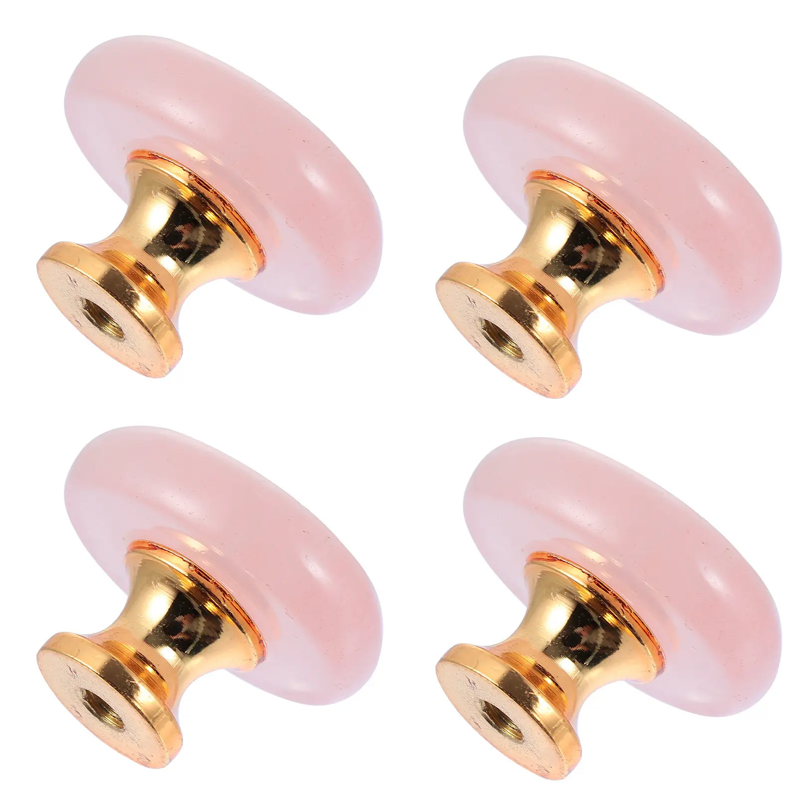 4pcs Crystal Stone Drawer Knobs Decorative Handle For Cabinet Wardrobe Dresser Cupboard Furniture Home Decoration Ornament
