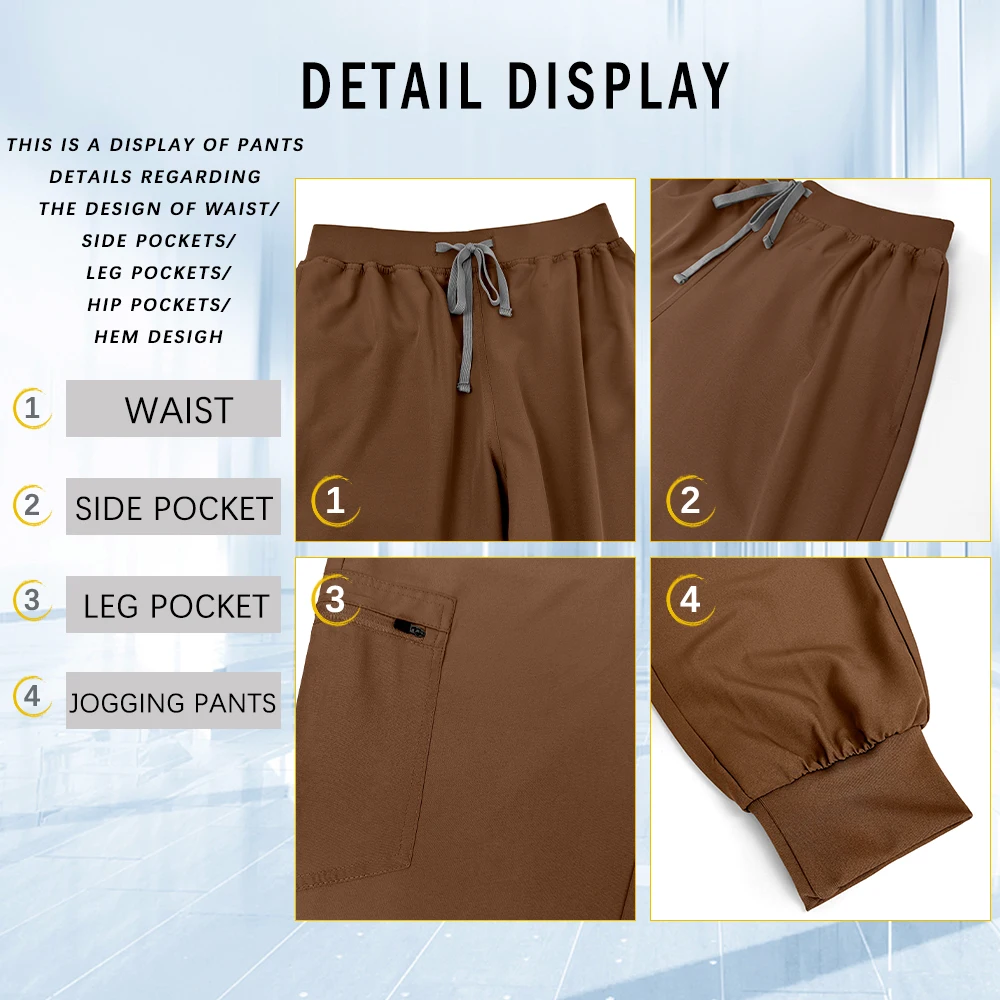 マルチカラー美容師制服医療手術服臨床歯科医麻酔科医作業服薬局ペットショップ作業服