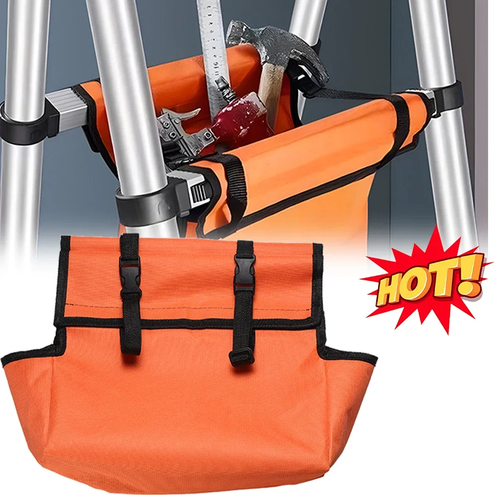 Folding Ladder Tool Storage Bag Versatile Durable Convenient Accessories Oxford Cloth Portable Ladder Hanging Bag for Workshop