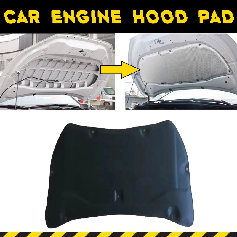 

Car Engine Hood Pad For Mitsubishi Outlander 3 GF GG ZJ ZK ZL 2013-2021 2014 Heat Insulation Cotton Soundproof Sound Accessories