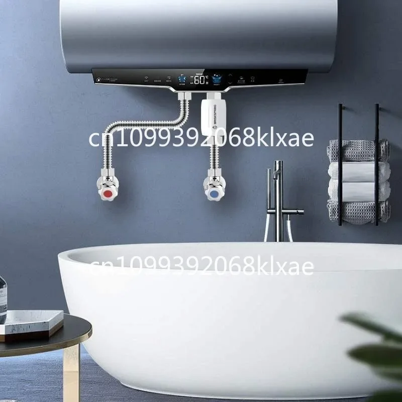 Smart toilet water heater front scale inhibitor core-free household water purification filter