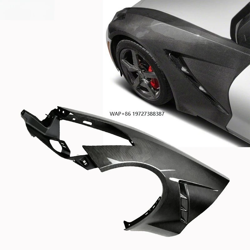

Carbon Fiber Fender Flare for 2014-2019 C7 Stingray Carbon Fiber Front Fender PAIR