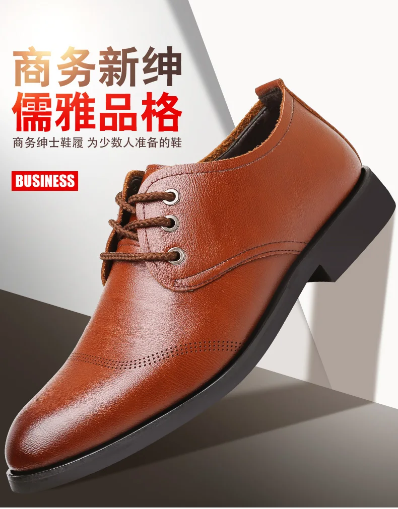 Formale Business-Oxford-Schuhe für Herren, klassische Leder-Kleiderschuhe für Hochzeit und Büro – Detail 2