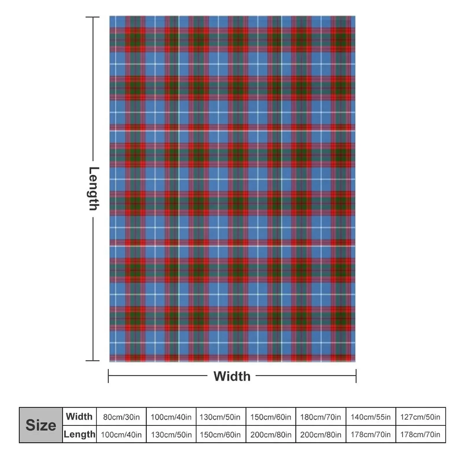 Clan Trotter Tartan Throw Blanket Decorative Throw Soft Plaid Sofa Hairys Blankets