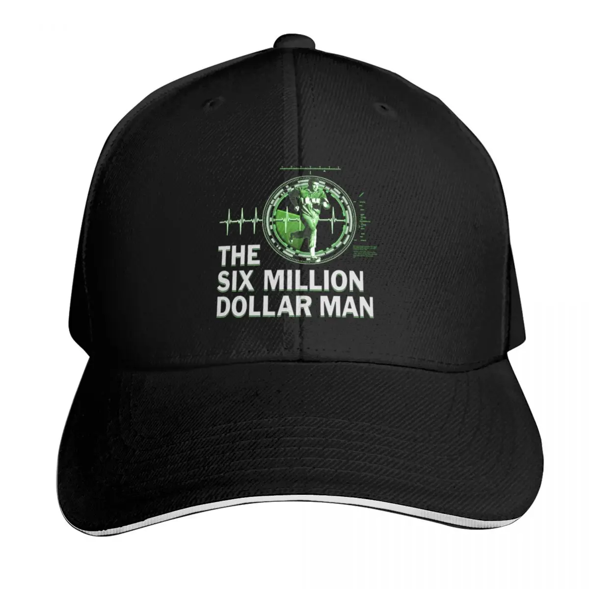 Six Million Dollar Man Steve Austin Bionic Man Classic 70s TV Baseball Cap Men Women Casual Summer Sport Sun Cap