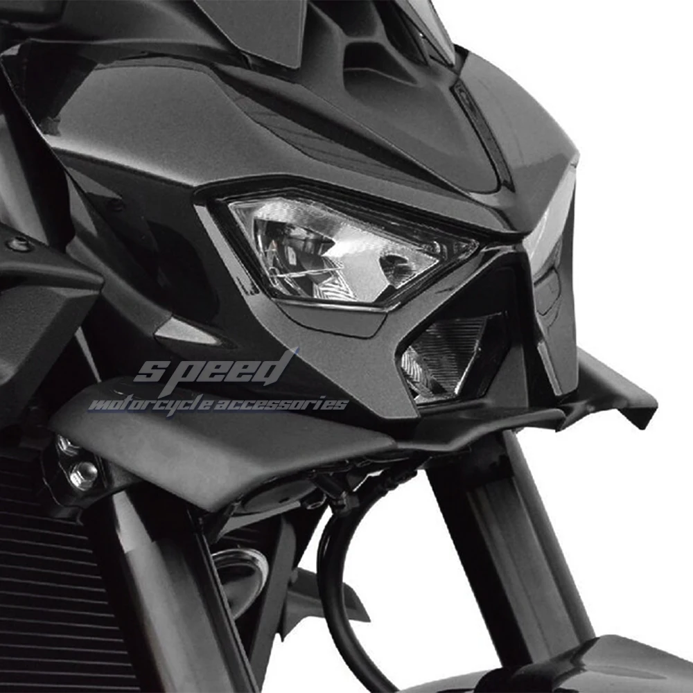 ل Z900 Z900SE 2025 2026 غطاء جناح الرياح مخروط الديناميكا الهوائية هدية الجنيحات Z900 SE دراجة نارية الجبهة الشفة المفسد #2