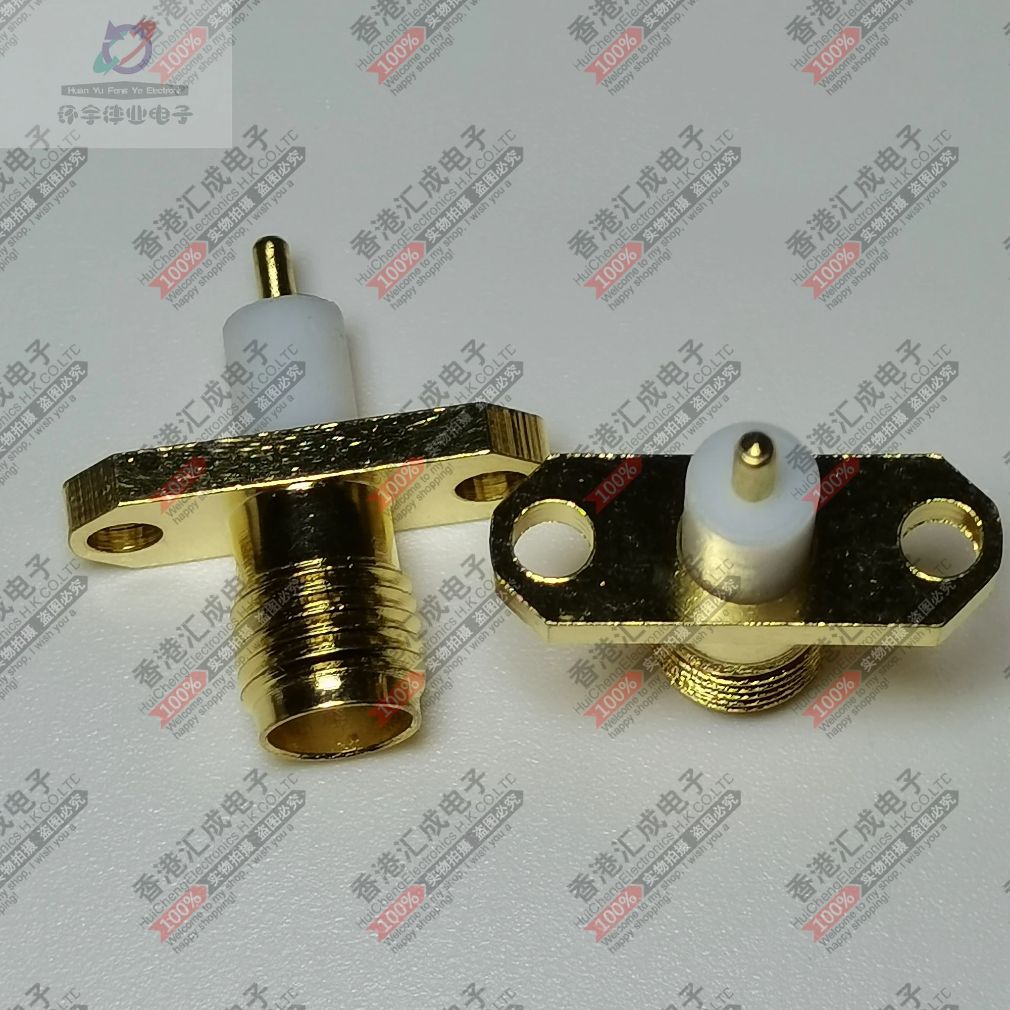 SMA-KFD4-3 diamond shaped SMA with two hole flange fixed connector insulator length 4MM conductor length 3MM New  original