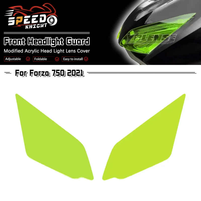 

New motorcycle acrylic front headlight guard head light lens cover protector for Forza 750 2021