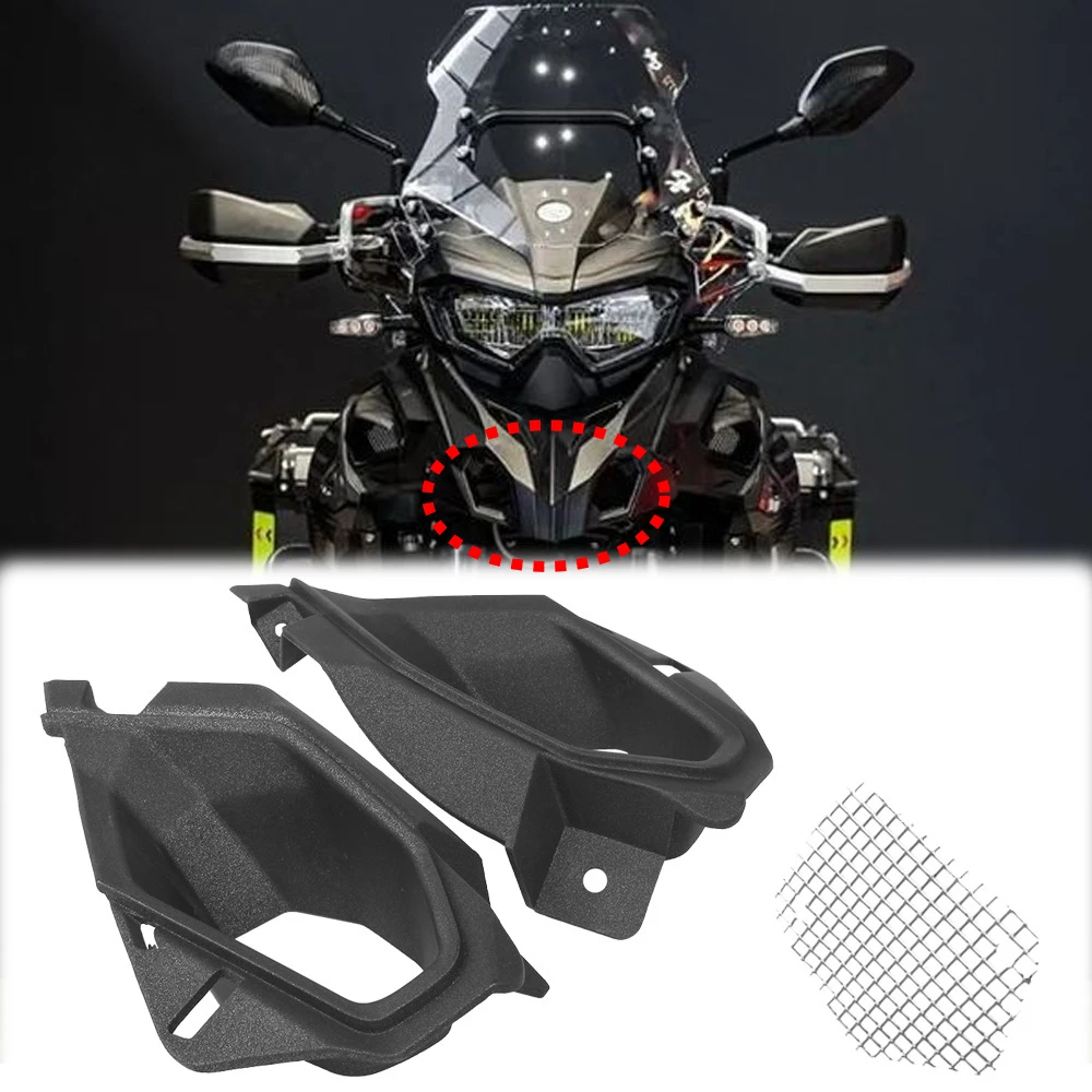 Per Benelli TRK502 TRK502X: Pannello Anteriore Sinistro o Destro con Aperture di Ventilazione, Area Becco d'Uccello, Carena Originale, Accessori Moto