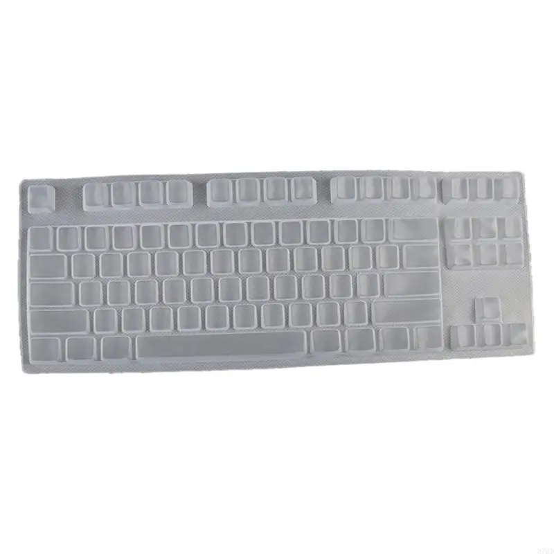 87HD Thin Desktop Silicone Clear Keyboards Cover Skin Protectors for V500Pro 87 Key