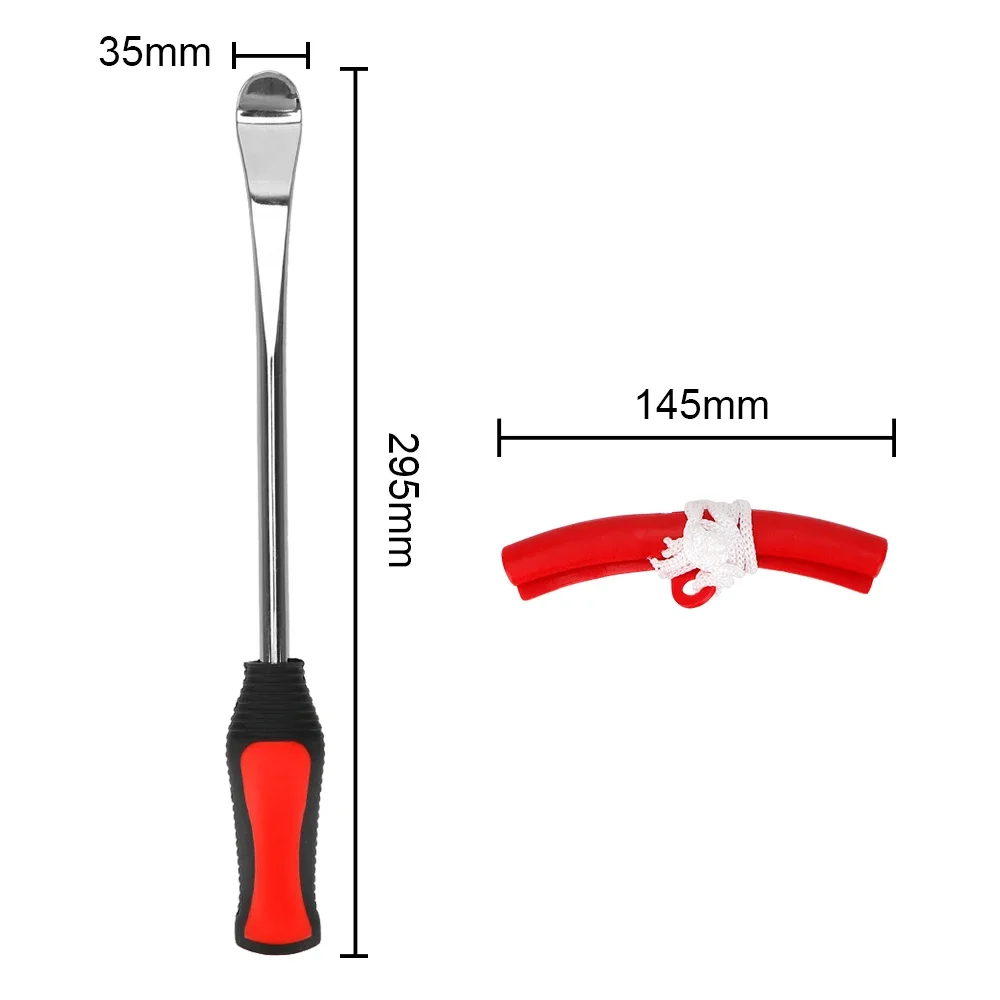 Car Motorcycle Bicycle Tire Changing Pole Shovel Tire Kit Changing Pole Tool Rim Protector Professional Tire Repair Tool