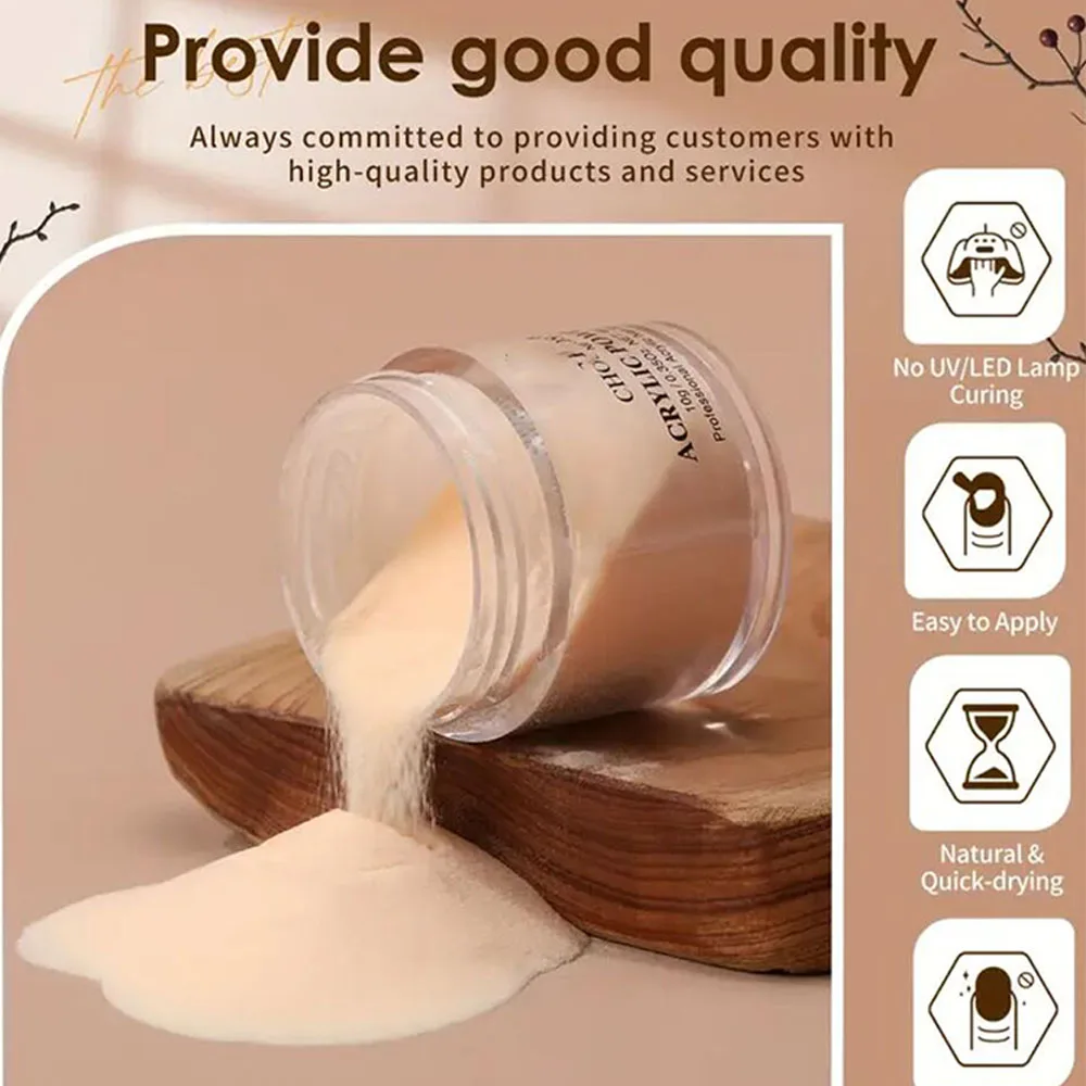 12 stks Naakt/Roze Acryl Poeder Set 3in1 Dompelen/Carving/Extented Pastel Naakt Nail Crystal Poeder manicure Fijn Acryl Poeder