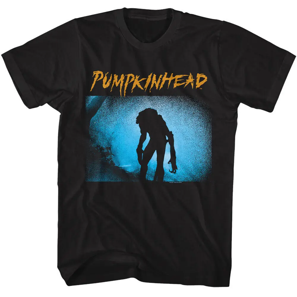 

Pumpkinhead Silhouette Scary Horror Movie Poster Men's T Shirt