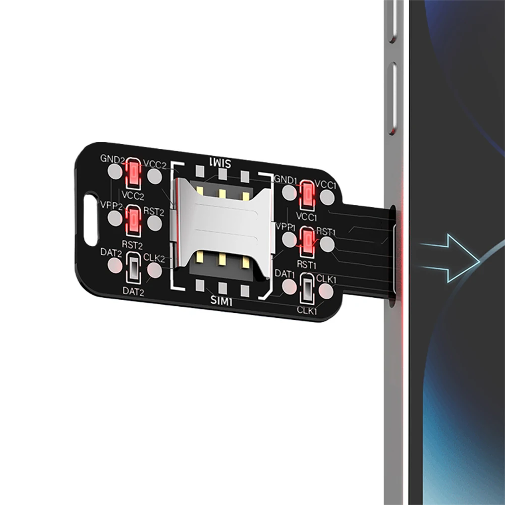 Dual SIM Card Slot Tester for Mobile Phones Fast Detection of Short Circuits and Routes Suitable for Electrical Repair