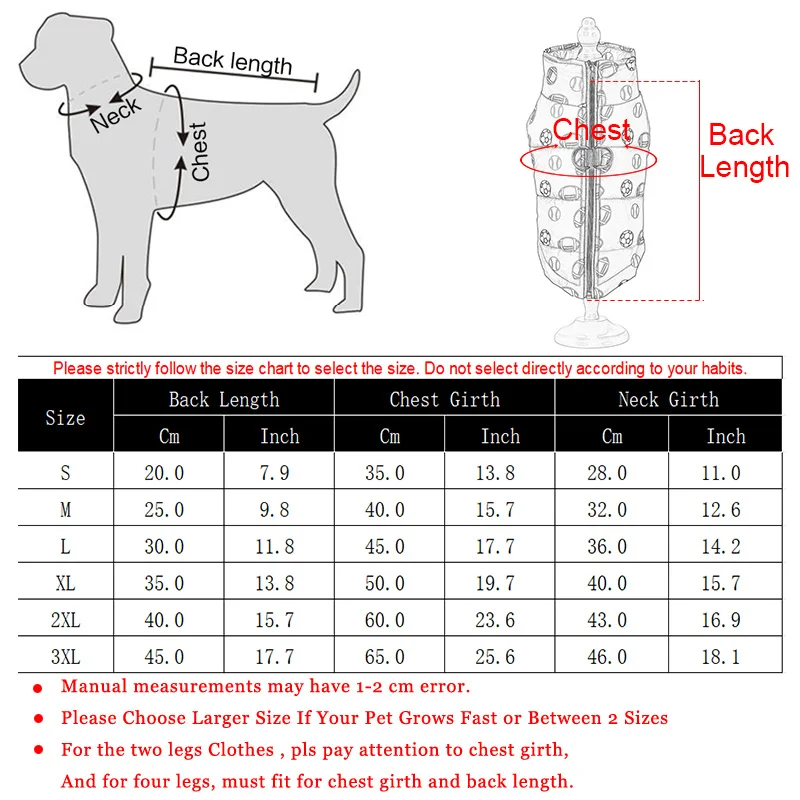 Dog Clothes Warm Jacket Puppy Winter Clothing For Small Medium Large Dogs Cats Windproof Waterproof Coat Yorkshire Chihuahua