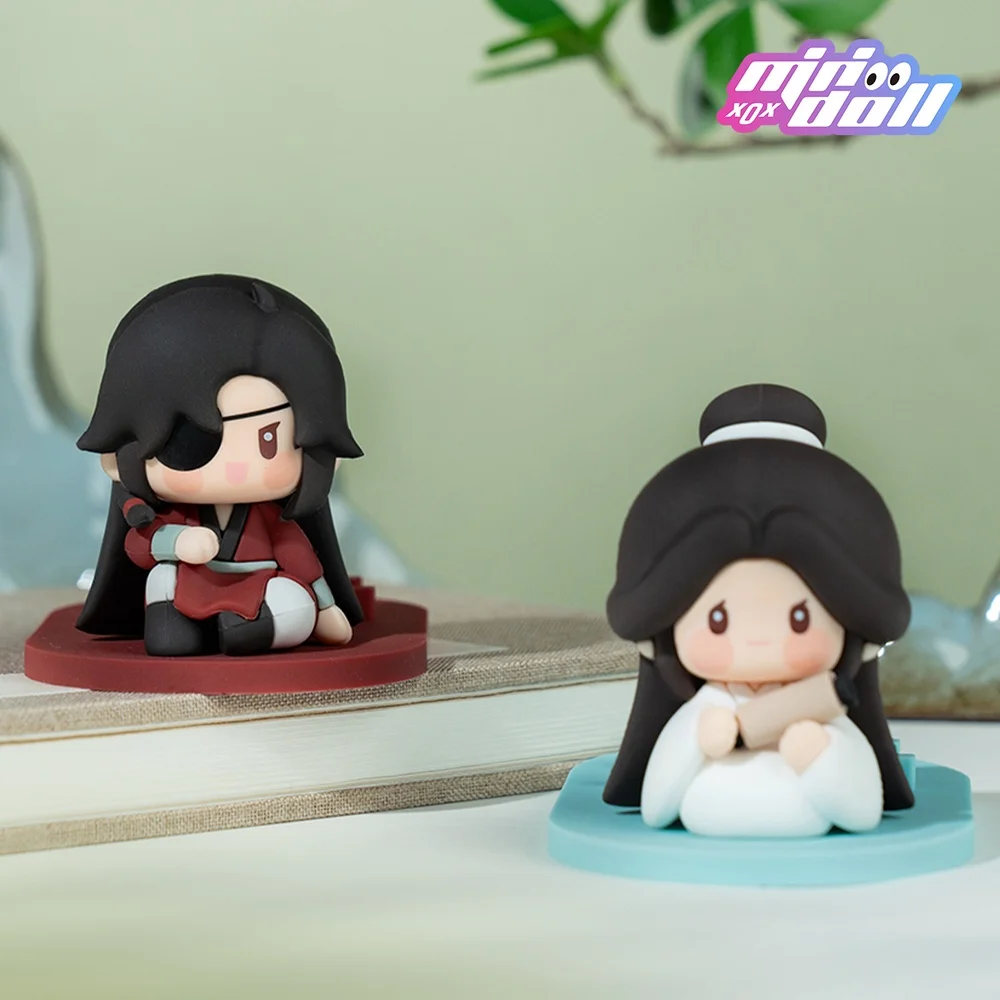 Anime Tian Guan Ci Fu TGCF Xie Lian Hua Cheng Mobile Phone Holder Support Figure Doll Toy Game Cute Cosplay Gift C