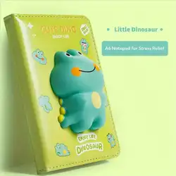 Cool Little dinosaur Diary for Girls and Boys, Cartoon Animal Decompression Notebook Journal Stress Relief Gift