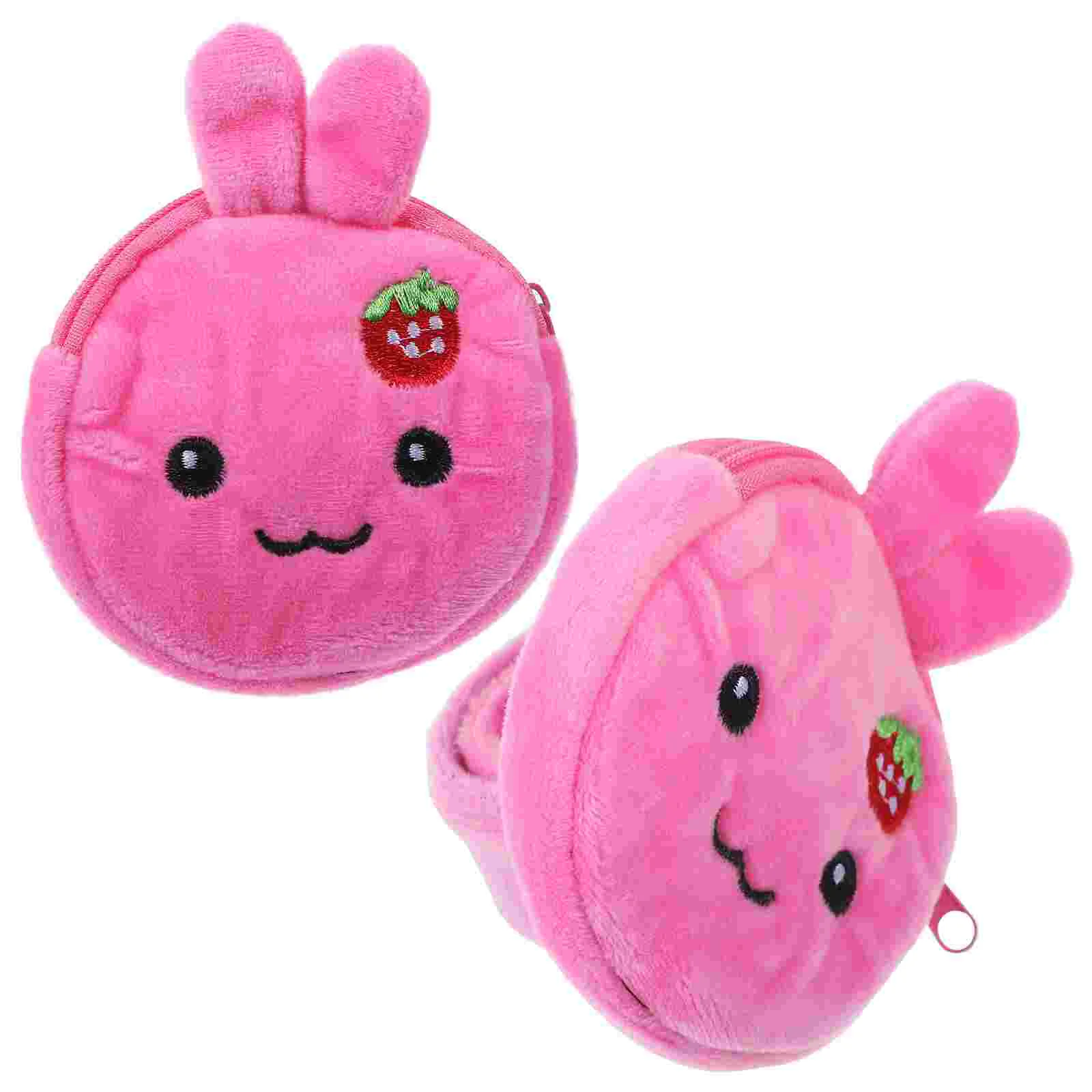 2 Pcs Bangle Rabbit Coin Purse Girls Slap Bracelet Toy Animal Bracelets for Kids Funny Toys Toddlers Lovers