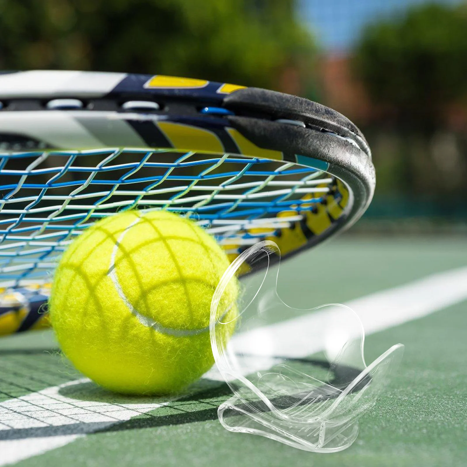 

Plastic Tennis Ball Holder Clip Portable Dual Purpose Waist Belt Small Balls Rack Accessories Training Tools Supplies Court