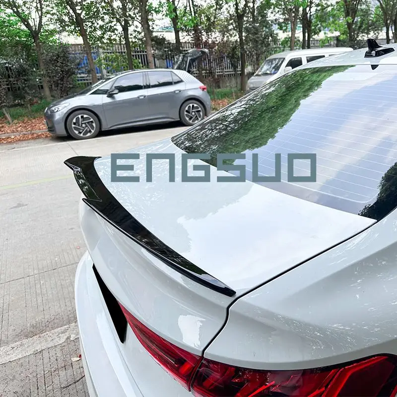 2021 + Für Audi A3 S3 RS3 8Y Limousine Schwanz Heckklappe Splitter Lippen Spoiler Auto Hinten Dach Stamm top spoiler Flügel Lippe