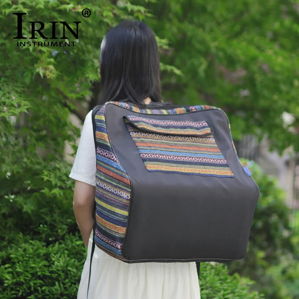 IRIN 48-120 Bass Accordion Gig Bag Piano Accordion Carrying Case Plus Cotton Storage Bag Color Musical Instrument Accessories