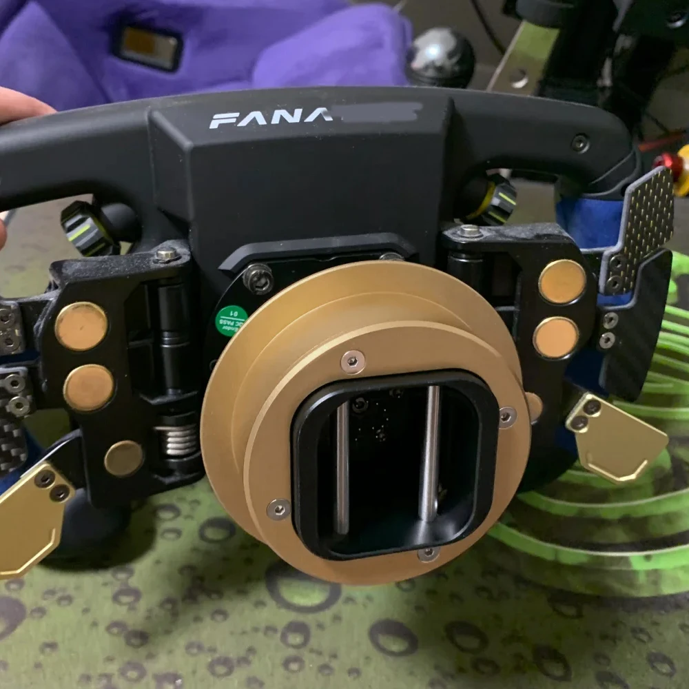 Latest with 70mm PCD fit for Fanatec QR2 and QR2 Pro Wheel-sides Quick Release Hub Steering Wheel Accessories