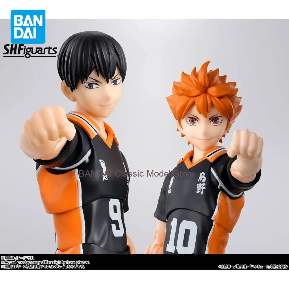 

Officially Licensed BANDAI SHFiguarts Haikyu!! Tobio Kageyama Shoyo Hinata Figure Anime Action Model Toy