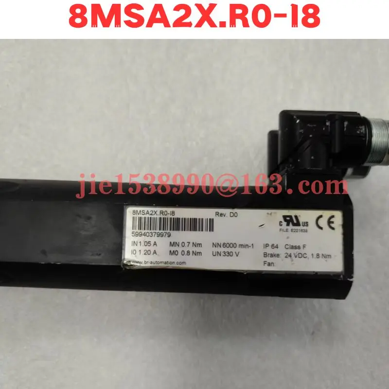 Used Servo motor 8MSA2X.R0-I8  Normal Function Tested OK