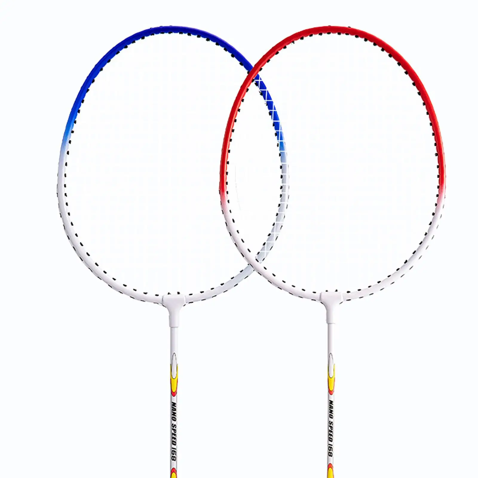 

2x Badminton Racket Athletes Training and Competition Durable Badminton Equipment for Adults and Teenagers Playing Exercise Lawn